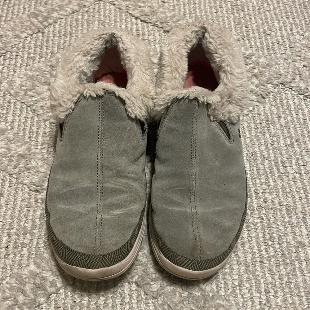 Ryka Water-Repellent Suede and Faux Fur Slip-Ons - Adventure